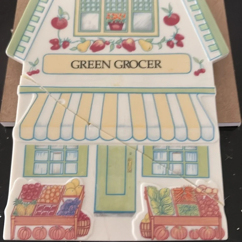 SET/4 Lenox Spice Village Vintage c1992 Porcelain Trivets Cottagecore Victorian - Picture 6 of 11